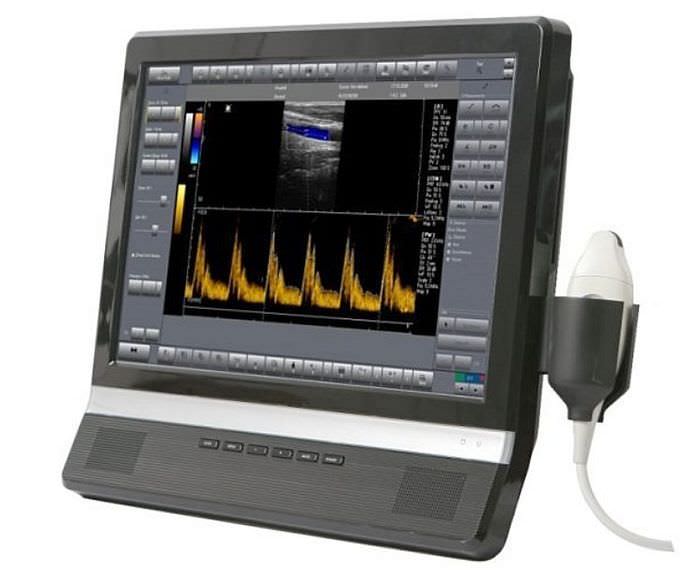 Portable ultrasound system / for multipurpose ultrasound imaging / touchscreen / built-in console COMBOSCAN D AMBISEA