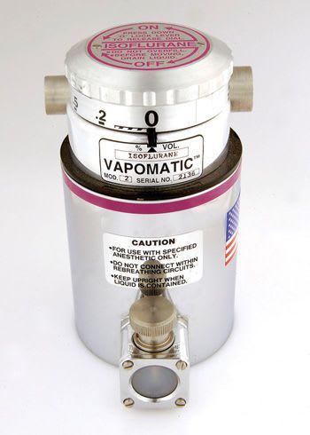 Anesthetic gas evaporator / veterinary VAPOMATIC™ A.M. Bickford