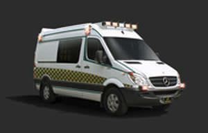 Emergency medical ambulance / type II / van Sprinter 2500 Van TraumaHawk American Emergency Vehicles