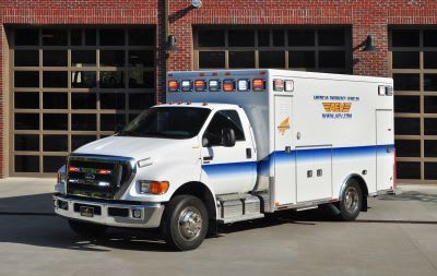 Emergency medical ambulance / type I / box Ford F650 164" TraumaHawk American Emergency Vehicles