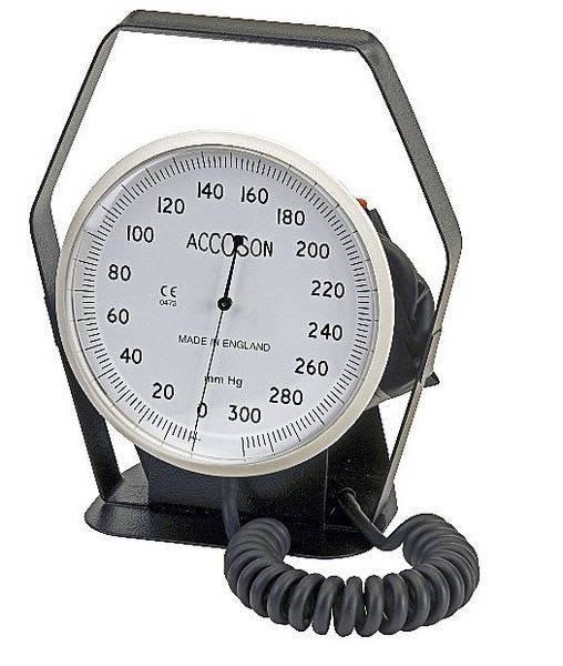 Dial sphygmomanometer 0 - 300 mmHg | 6 INCH A C COSSOR & SON