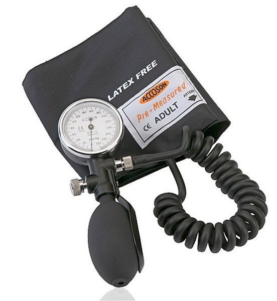Hand-held sphygmomanometer 0 - 300 mmHg | Duplex A C COSSOR & SON