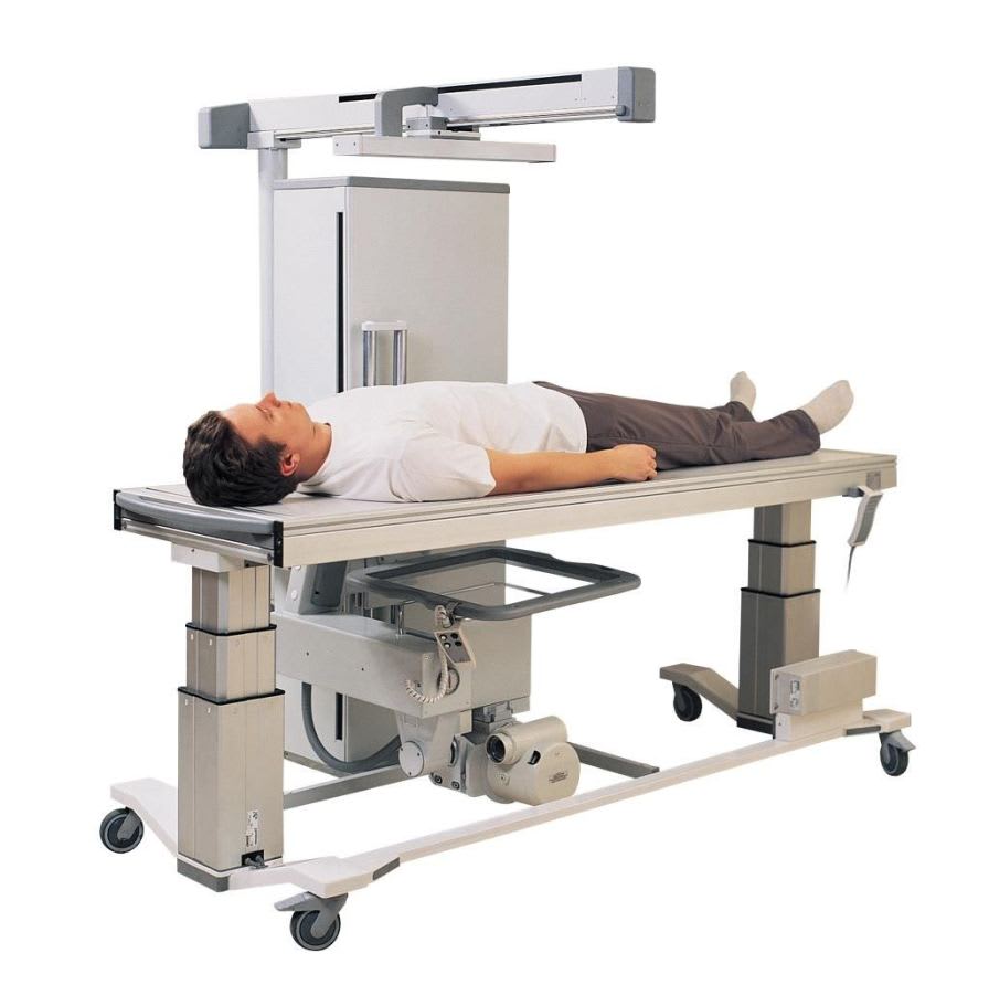 Radiography system (X-ray radiology) / digital / for multipurpose radiography / with mobile table UNISCAN ADANI