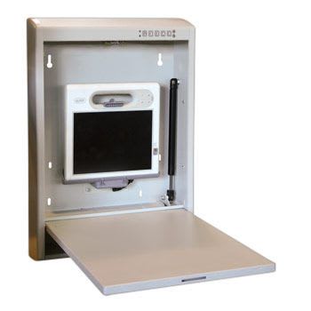 Medical computer workstation / recessed / wall-mounted Half-a-Roo 2000™ Carstens