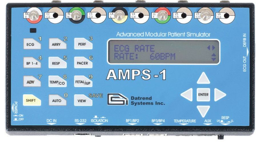 Multiparametric simulator / vital sign AMPS-1 Datrend Systems Inc.