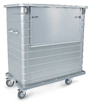 Waste trolley / with large compartment 350 Conf Industries