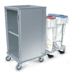 Clean linen trolley / dirty linen / with shelf / 2-bag 251.2 Conf Industries