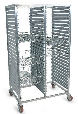 Transport trolley / for sterilization container / open-structure STERI-CART Conf Industries