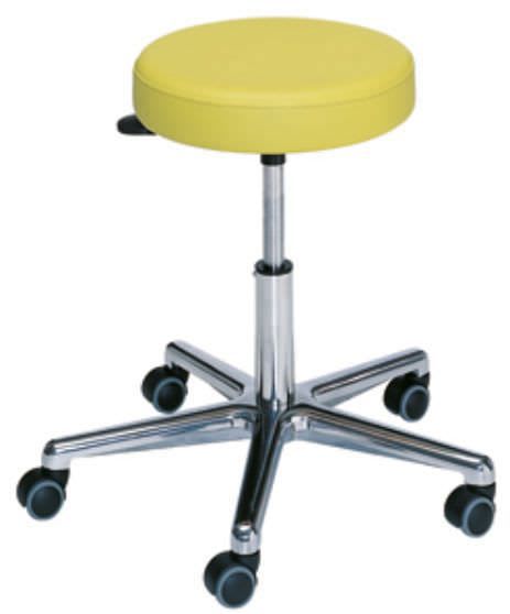 Medical stool / height-adjustable / on casters / rotating 3006305 dantschke ? intelligent medical systems