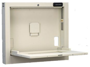 Medical computer workstation / recessed / wall-mounted PC600 Cura Carts