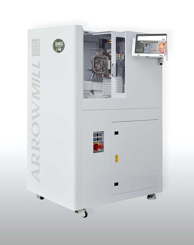 CAD/CAM milling machine / for CoCr / zirconia / 5-axis ARROW MILL DENTAS