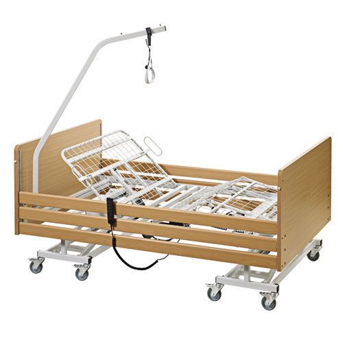Electrical bed / height-adjustable / 3 sections / bariatric max. 300 kg COBI XXL-Rehab
