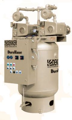Medical vacuum system / rotary vane / oil-free 2-95 CFM Dekker Vacuum Technologies