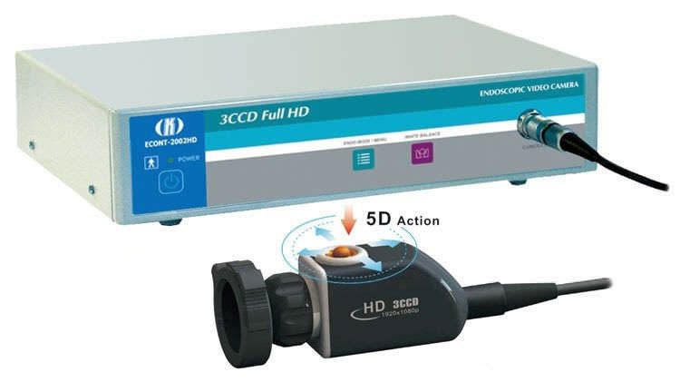 Digital camera head / endoscope / high-definition / with video processor ECONT-2002HD 3CCD Contact