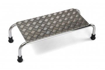 1-step step stool / stainless steel 25800 Anetic Aid