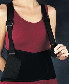 Lumbar support belt / with reinforcements / with suspenders Extensor™ Bird & Cronin