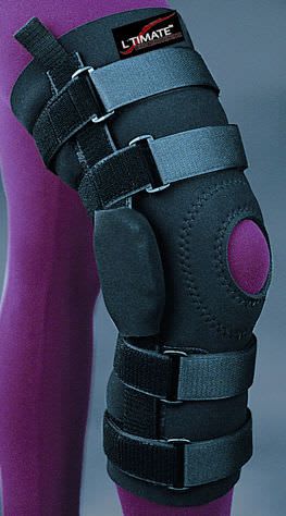 Knee orthosis (orthopedic immobilization) / knee ligaments stabilisation / articulated / with patellar buttress L'TIMATE® Bird & Cronin