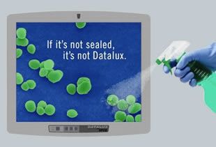 Fanless medical panel PC / disinfectable 22", 2.3 GHz | IPIX Datalux Corporation