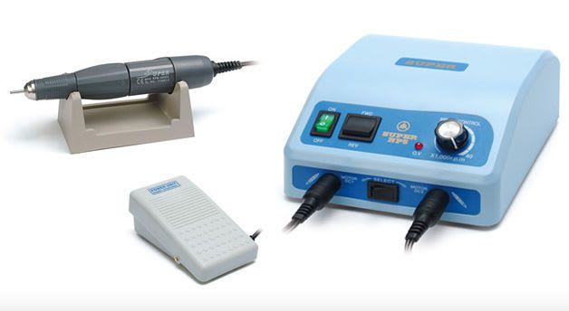 Dental laboratory micromotor control unit / pedal-operated / complete set / with handpiece NP5(S) + NH1 Daeyoung Precision
