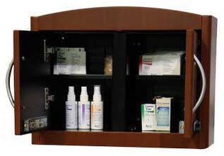 Medical cabinet / medicine / wall-mounted / 2-door 2015 Cygnus