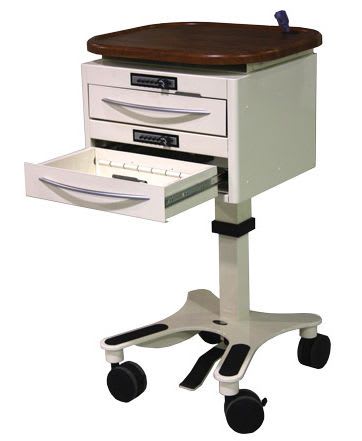 Computer cart with drawer / medical Cygnus