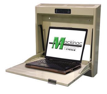 Medical computer workstation / laptop / wall-mounted / recessed 2423 Cygnus
