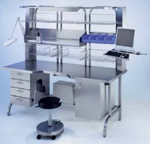 Packaging table / for central sterilization units / stainless steel BLANCO CS GmbH + Co KG