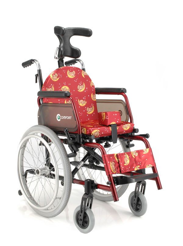 Passive wheelchair / folding / with headrest / with legrest SL-7100C-AE Comfort orthopedic