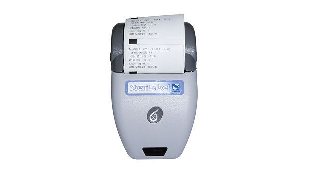 Semi-automatic labeler / barcode label STERILABEL COMINOX