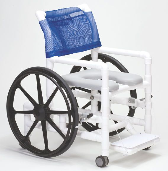 Shower chair / on casters / with bucket 5050 Columbia medica