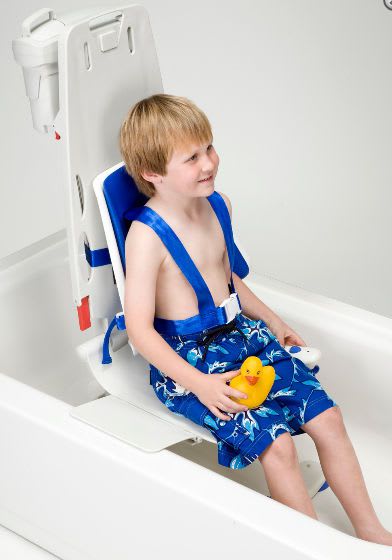 Bathtub seat / lifting / pediatric / 1-person AquaLift™ 8106, 8107 Columbia medica