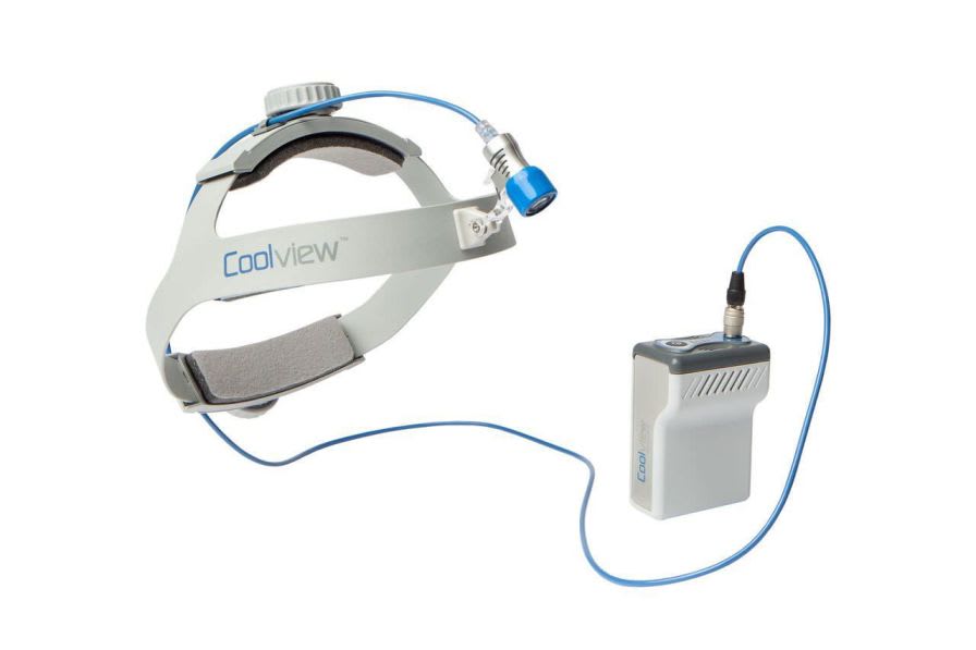 Surgical headlight / LED 900 Dyad Coolview