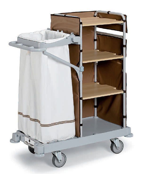 Clean linen trolley / dirty linen / with shelf / 1-bag 10508 Centro Forniture Sanitarie