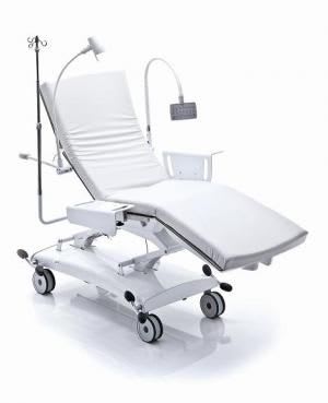 Electrical treatment armchair / on casters / height-adjustable HT800A Centro Forniture Sanitarie