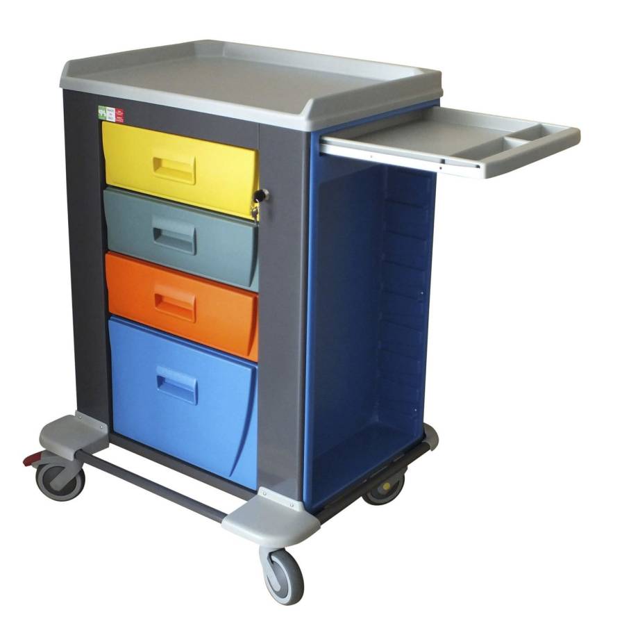 Multi-function trolley / with drawer TORNADO Centro Forniture Sanitarie