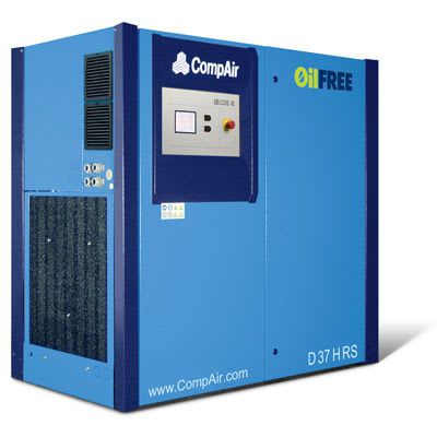 Medical air compression system / screw / oil-free 5 - 10 bar | DH series CompAir