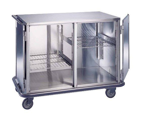 Transport trolley / closed-structure / stainless steel CC-2200 BRYTON CORPORATION
