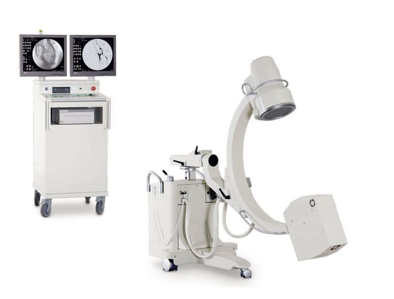 Mobile C-arm / with video column Robin CAT Medical