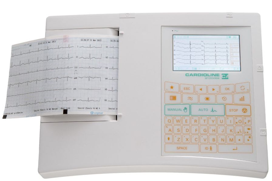 Wireless electrocardiograph / digital / 12-channel ar1200viewbt Cardioline