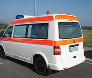 Transport medical ambulance / van Volkswagen T5 medium C. Miesen