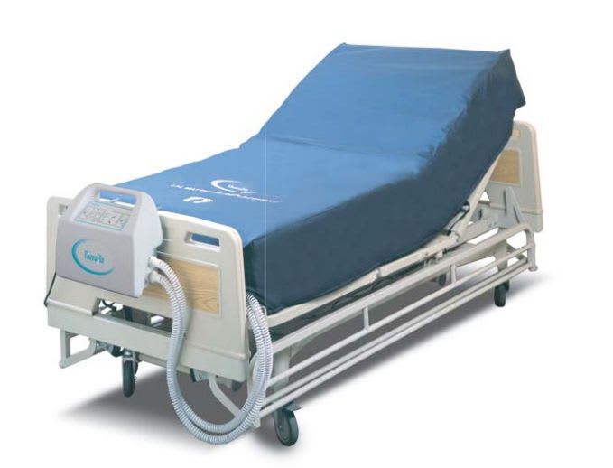 Hospital bed mattress / anti-decubitus / dynamic air / tube 450 kg | TheraFlo® Carilex