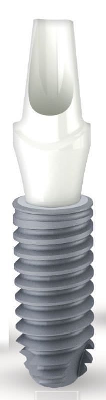 Cylindrical conical dental implant / titanium / internal tri-lobe Axiom® REG ANTHOGYR