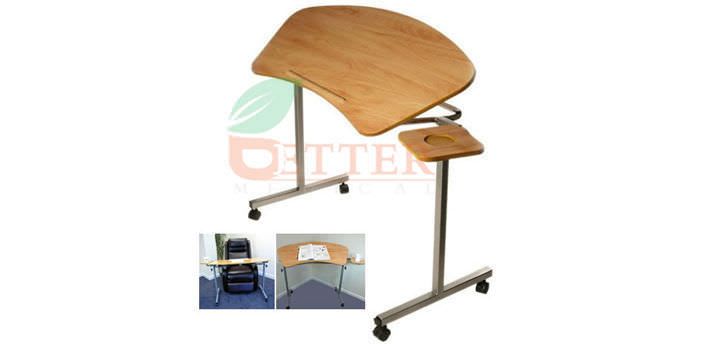 Height-adjustable overbed table / on casters / reclining BT534 Better Medical Technology
