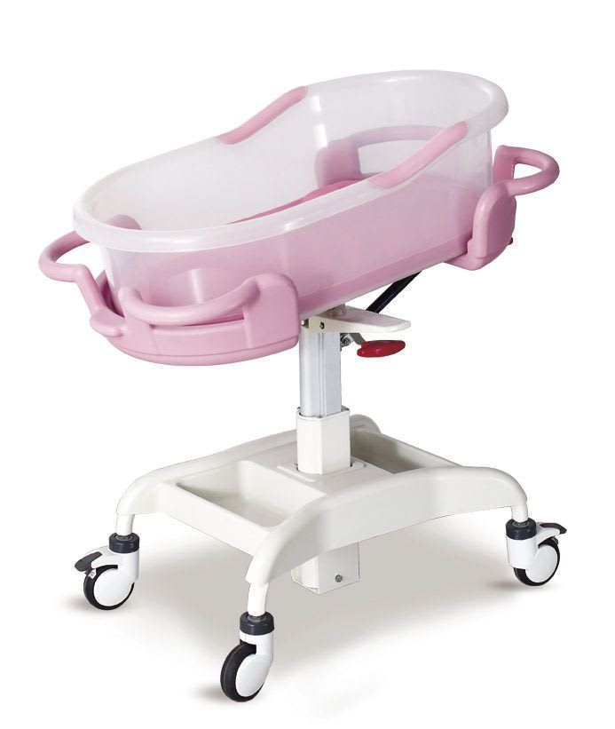 Tilting hospital baby bassinet / height-adjustable / transparent BT649 Better Medical Technology