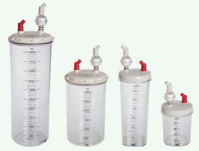 Suction unit jar / polycarbonate 2600.10, 2600.50 ÜZÜMCÜ