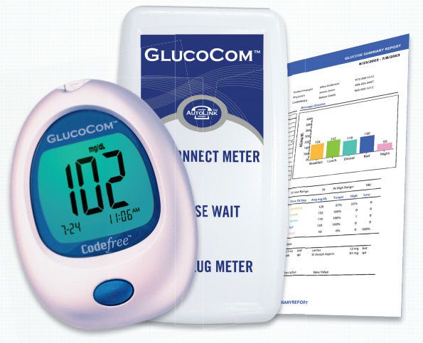 Diabetes telemonitoring system GLUCOCOM & AUTOLINK Cardiocom