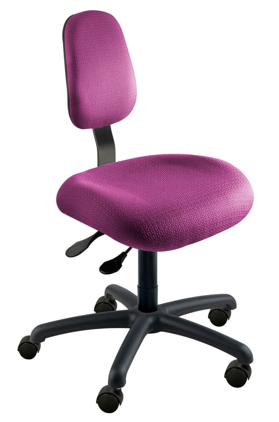Office chair / with backrest / on casters / pneumatic Emerald EA Series Biofit