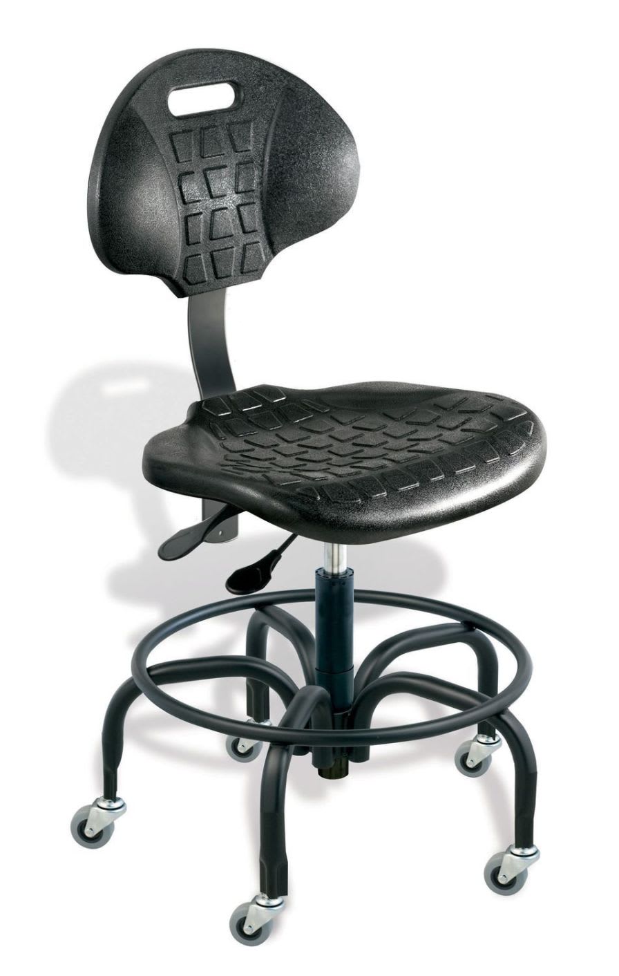 Medical stool / on casters / height-adjustable / with backrest UniqueU UU Series Biofit