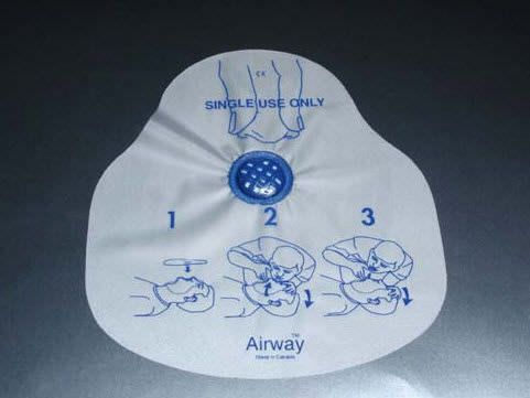 Mouth-to-mouth face shield / resuscitation 3000 BLS Systems Limited