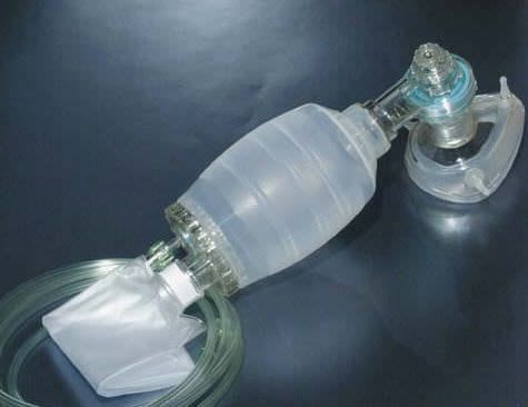 Child manual resuscitator / with pop-off and PEEP valves / reusable / silicone 4510 BLS Systems Limited